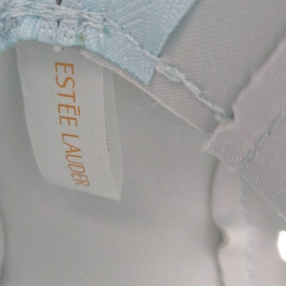 Estee Lauder Cosmetic Bag Laser Cut Baby Blue - Picture 6 of 8